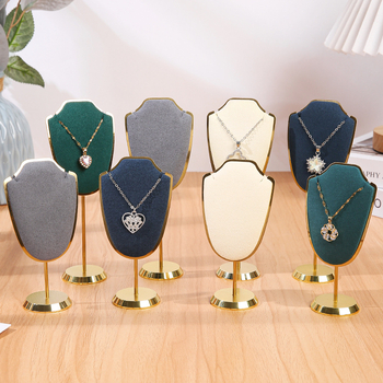 Διασυνοριακή μεταλλική θήκη κοσμημάτων από εξαιρετικά βελούδο, πολύχρωμη θήκη επίδειξης, κοσμηματοπωλείο, στούντιο, κολιέ μενταγιόν, στηρίγματα επίδειξης