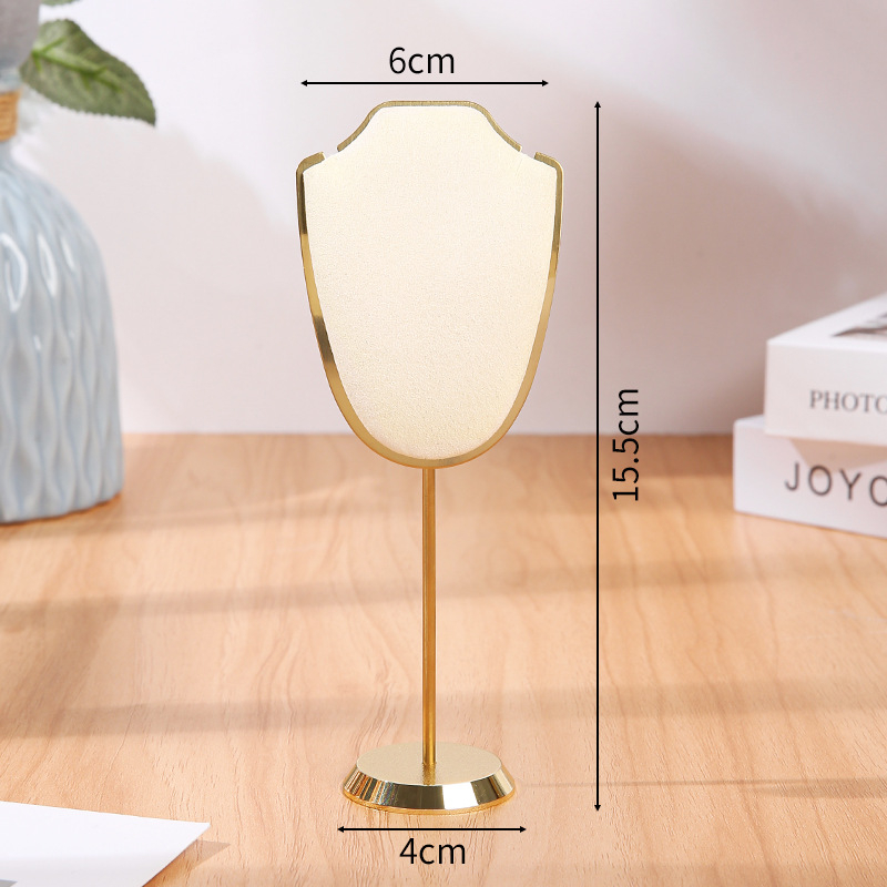 Határokon átnyúló fém ékszertartó, ultraszálas bársony, többszínű kijelző állvány, ékszerüzlet stúdió medál nyaklánc kijelző kellékek