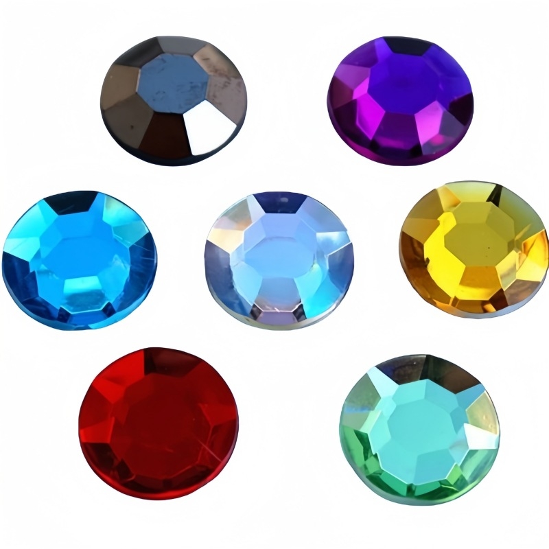 új kerek akril fúró lapos barkács anyag kiegészítők kiegészítők műanyag nem porózus körömdíszítő drágakő kiegészítők kiegészítők