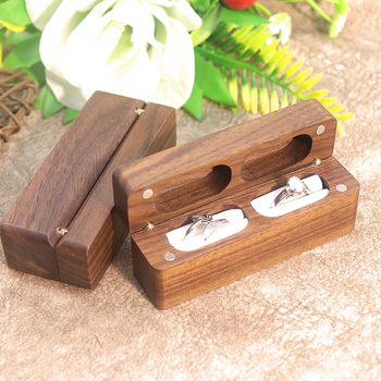 Uus pika ribaga magnetiline sõrmusekarp nelja magnetiga imemisrõngaga sõrmusesõrme ehtekarp musta pähkliga ehtepakendikarp ehtepakendikarp naistele