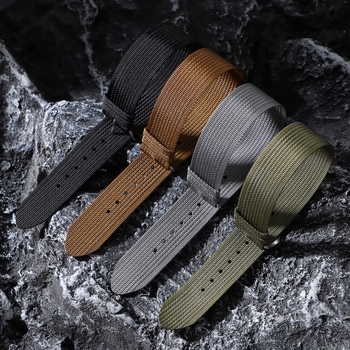 Нова тънка найлонова каишка от НАТО, подходяща за Huawei Seiko No.5 Water Ghost A Canvas 20/22 мм