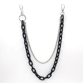 Mindenféle egyezésű nadrág, lánccal ellátott deréklánc, hip-hop lánc, Street Earth, menő sikkes stílusú unisex diszkó függőnadrág, láncékszer