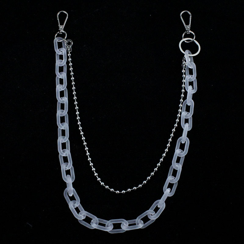 Mindenféle egyezésű nadrág, lánccal ellátott deréklánc, hip-hop lánc, Street Earth, menő sikkes stílusú unisex diszkó függőnadrág, láncékszer