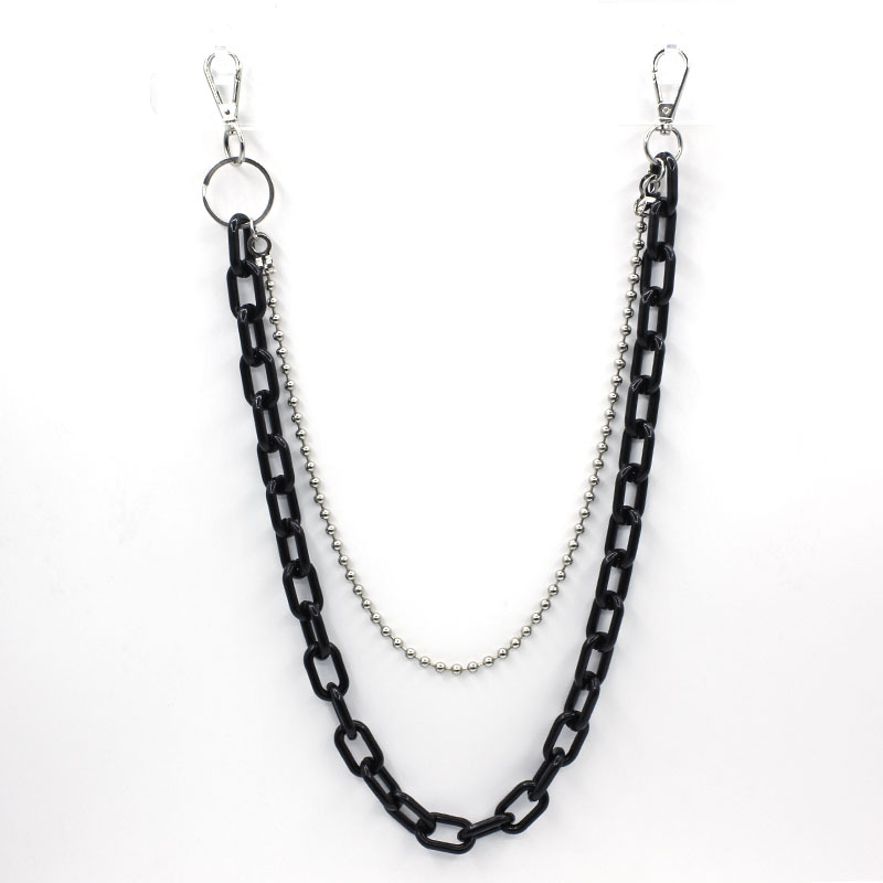 Mindenféle egyezésű nadrág, lánccal ellátott deréklánc, hip-hop lánc, Street Earth, menő sikkes stílusú unisex diszkó függőnadrág, láncékszer