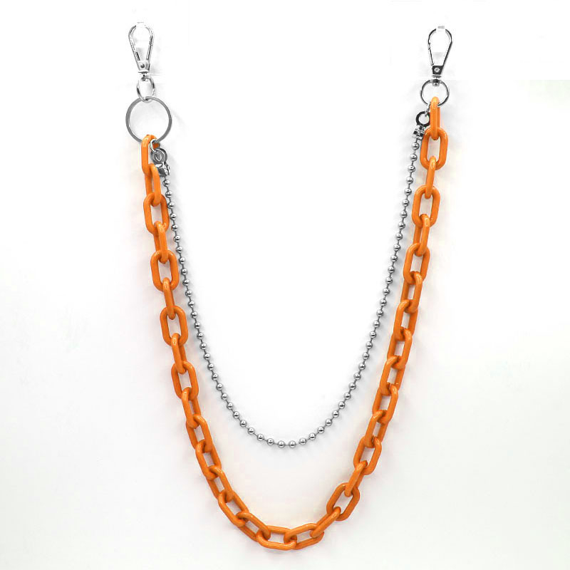 Mindenféle egyezésű nadrág, lánccal ellátott deréklánc, hip-hop lánc, Street Earth, menő sikkes stílusú unisex diszkó függőnadrág, láncékszer