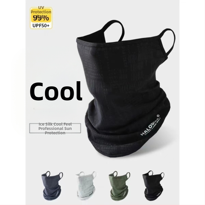 Õues ratsutamine jää siidist mask spordi päikesekaitse pearätt kaela näokaitse multifunktsionaalne pearätt kalapüügi mägironimismask