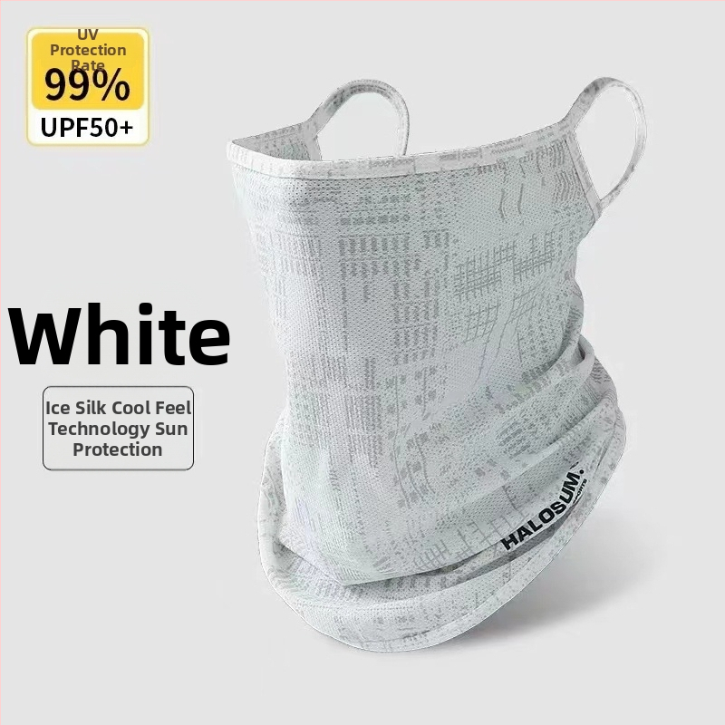 Маска за езда на открито, ледена коприна, спортна слънцезащитна забрадка за врата, защита на лицето, многофункционална забрадка за риболов, планинарска маска