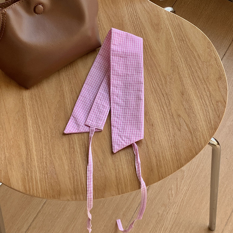 Kockás, hamis galléros női tavaszi és nyári új, minden mérkőzésre alkalmas inggallér, dekoratív farmer pontnyakú, kerek nyakú pulóver, nyakkendő