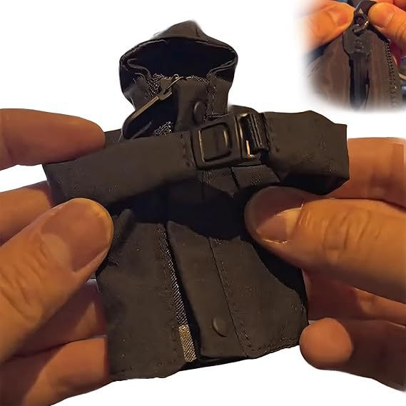 Határokon átnyúló új kulcstartó mini pehelykabát kulcstartó mini pehelykabát medál dekoráció