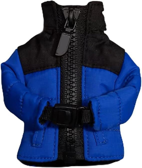 Határokon átnyúló új kulcstartó mini pehelykabát kulcstartó mini pehelykabát medál dekoráció