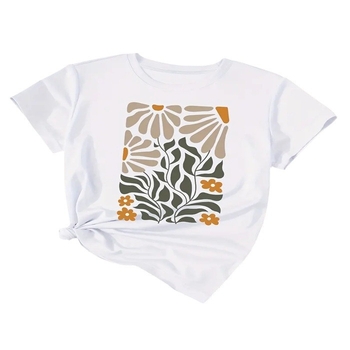 2024-es, határokon átnyúló, rövid ujjú póló, európai és amerikai nyári, új, női divatos, hétköznapi, otthoni, ingázós, minden mérkőzésre alkalmas, kerek nyakú, rövid ujjú póló