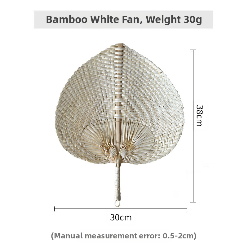 Vietnami jellegzetes őszibarack alakú bambusz legyező, nyári legyező, művészi pu legyező, kis, friss, kreatív, kézzel tekerős színes legyező