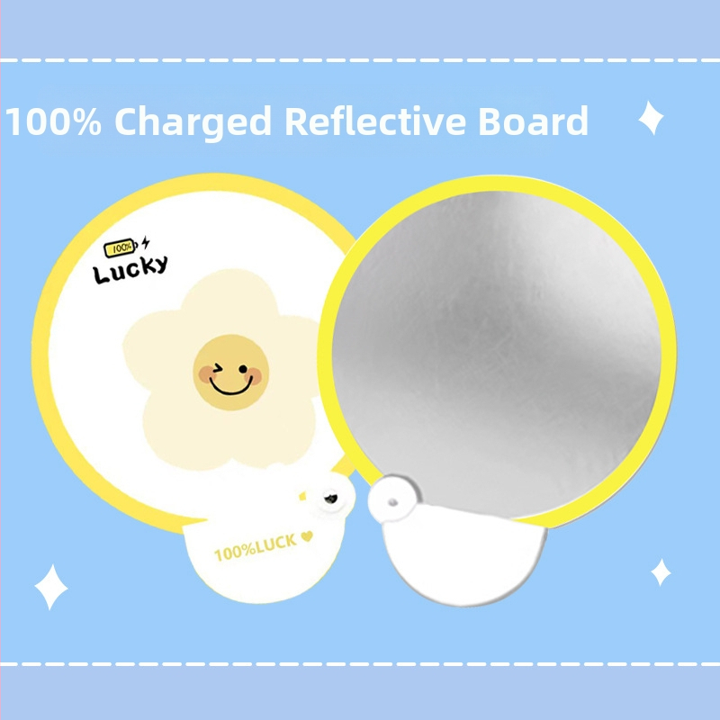 Aranyos Smiley Ins Nemzeti Stílusú Lapos Összecsukható Csoportos Legelőző Fényvisszaverő Tábla Szövet Legelőző Nyári Hordozható Legelőző Nyomtatott Logóval