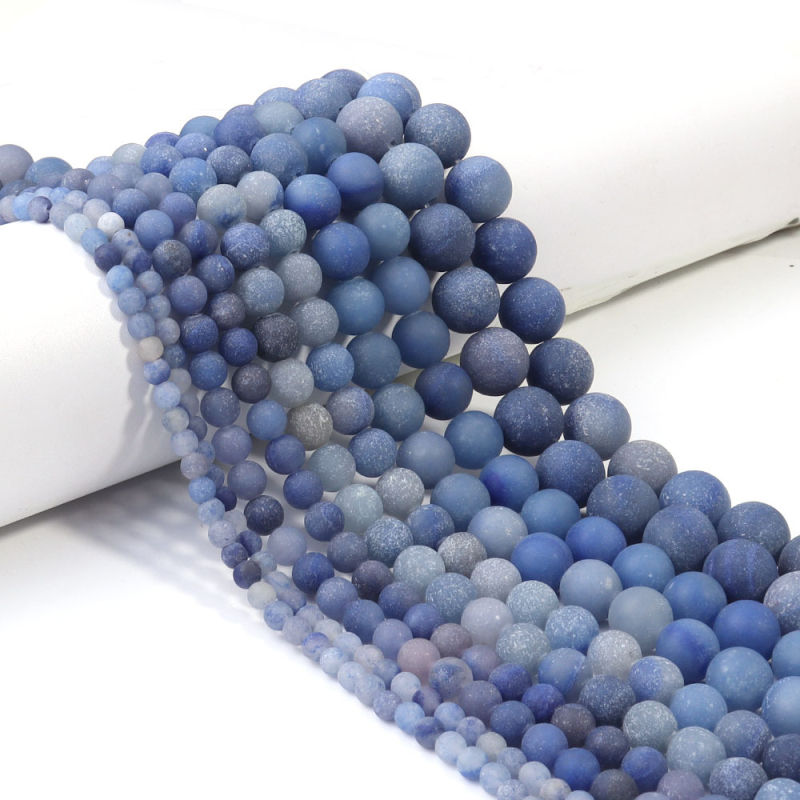 Amazon Hot Sale természetes kék Dongling kő gyöngyök DIY kézzel készített gyöngyös gyöngyös karkötő Yu Pei medál ékszer kiegészítők