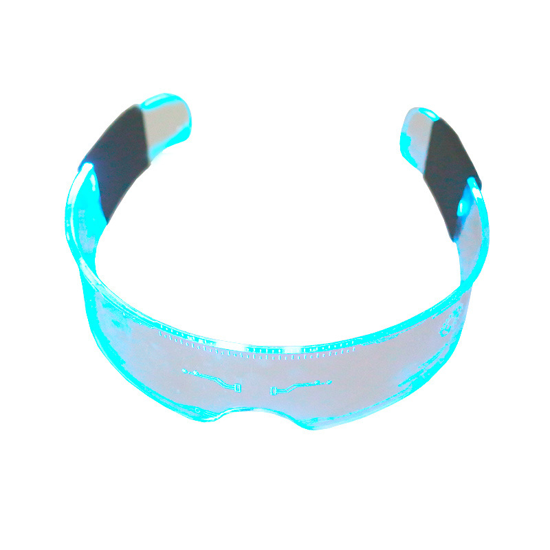 Uus tehnoloogiline helendav mänguasi LED-kahekordse juhtimisega värvilised värvimuutvad välguprillid diskopeo rekvisiidid meestele