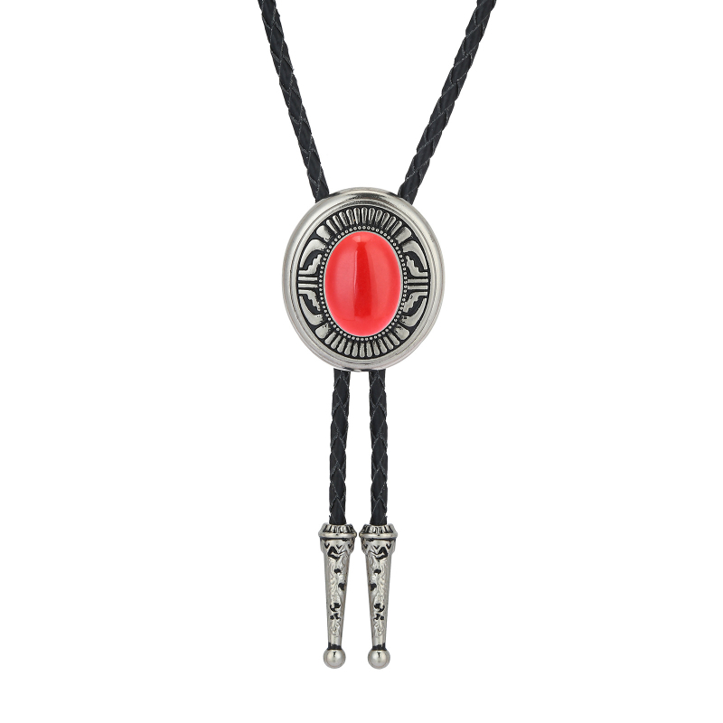 Western Denim pólónyakkendő, kaierte csepp olajcink ötvözet bőr csokornyakkendő, férfi szmoking kiegészítők