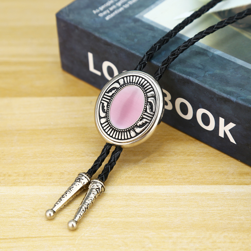 Western Denim pólónyakkendő, kaierte csepp olajcink ötvözet bőr csokornyakkendő, férfi szmoking kiegészítők