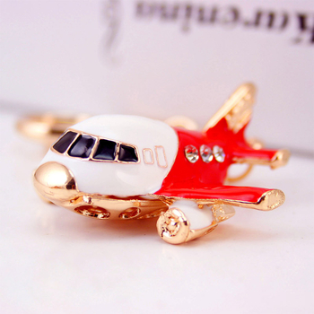 Coolxi Jewelry Airplane Helicopter Model Metal Pendant Keychain Ανδρικό Μπρελόκ Μοτοσικλέτας Μικρό Δώρο