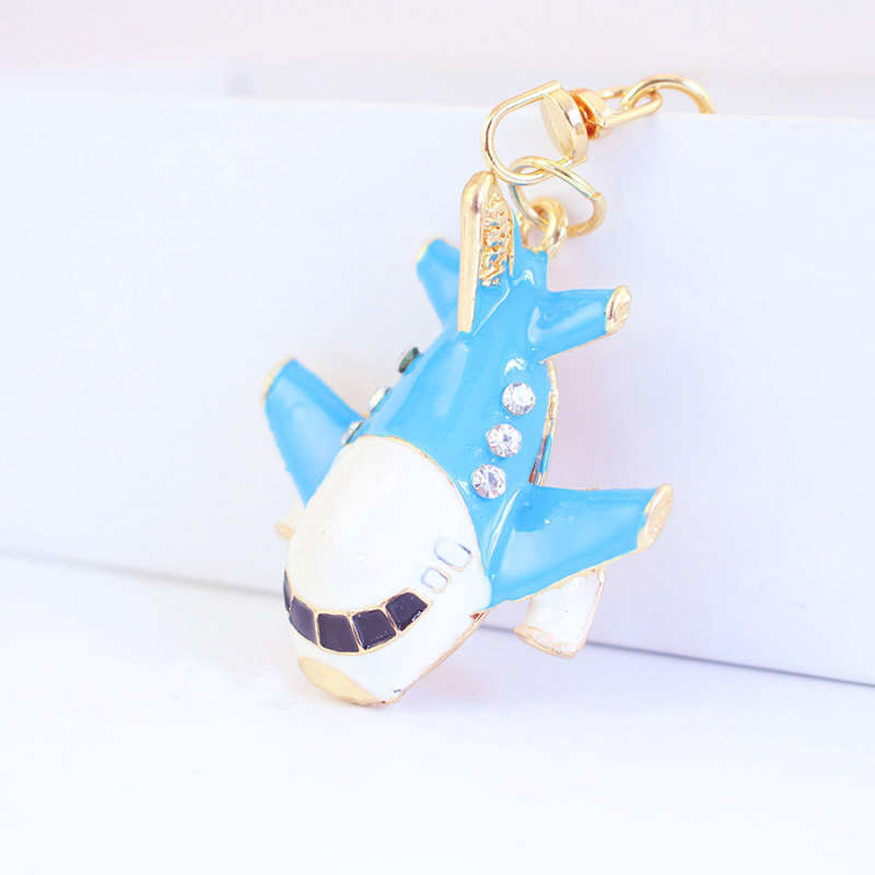 Coolxi ékszer repülőgép helikopter modell fém medál kulcstartó férfi motorkerékpár kulcstartó kis ajándék