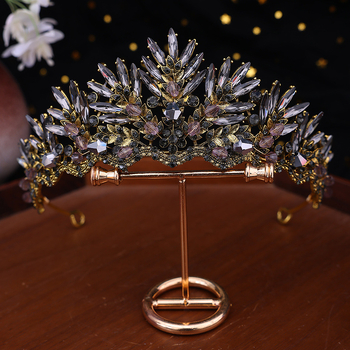 Uus kuum pruudi kristallkrooniga peakate sulamist teemantkroonprintsess sünnipäevapeo kleidi aksessuaarid juuste aksessuaarid