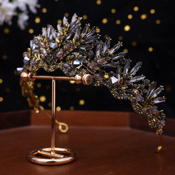 Uus kuum pruudi kristallkrooniga peakate sulamist teemantkroonprintsess sünnipäevapeo kleidi aksessuaarid juuste aksessuaarid