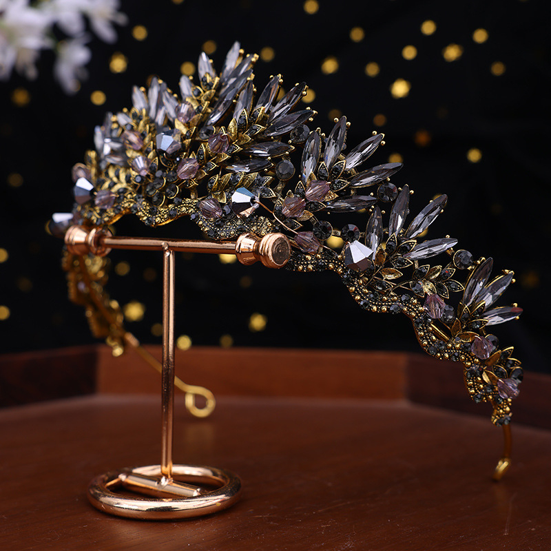 Uus kuum pruudi kristallkrooniga peakate sulamist teemantkroonprintsess sünnipäevapeo kleidi aksessuaarid juuste aksessuaarid