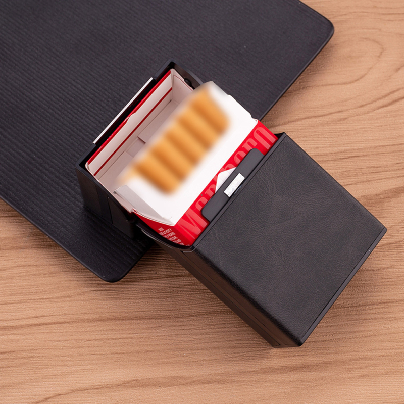 Határokon átnyúló új cigarettatartó 20 darabos kreatív cigarettatartó, felhajtható, hordozható, puha táska, cigarettatartó védőtok, bőrtok, divatos márka