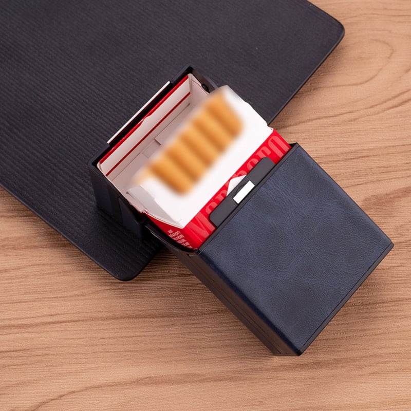 Határokon átnyúló új cigarettatartó 20 darabos kreatív cigarettatartó, felhajtható, hordozható, puha táska, cigarettatartó védőtok, bőrtok, divatos márka