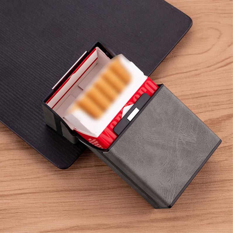 Határokon átnyúló új cigarettatartó 20 darabos kreatív cigarettatartó, felhajtható, hordozható, puha táska, cigarettatartó védőtok, bőrtok, divatos márka