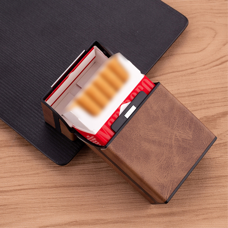 Határokon átnyúló új cigarettatartó 20 darabos kreatív cigarettatartó, felhajtható, hordozható, puha táska, cigarettatartó védőtok, bőrtok, divatos márka