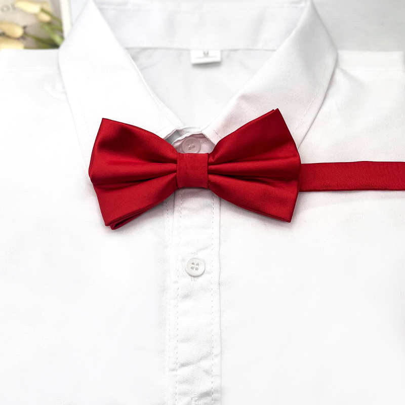 Férfi kiváló minőségű, egyszínű, kétrétegű, 30%-os divatos csokornyakkendő, ruházati kiegészítő, esküvői üzleti csokornyakkendő