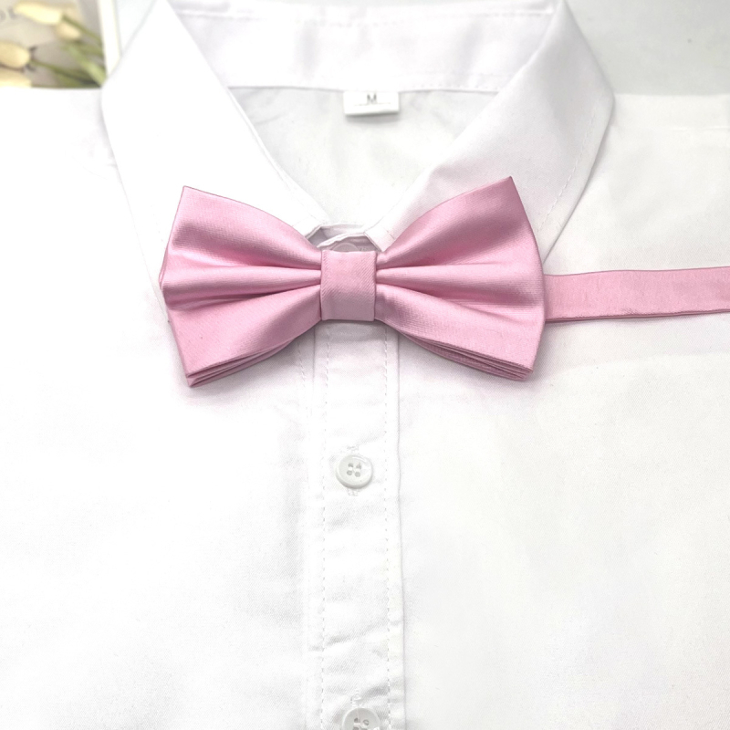 Férfi kiváló minőségű, egyszínű, kétrétegű, 30%-os divatos csokornyakkendő, ruházati kiegészítő, esküvői üzleti csokornyakkendő