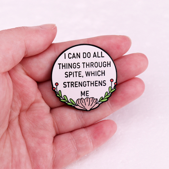 Aš galiu viską padaryti per apmaudo sagės ženkliuko aksesuarus