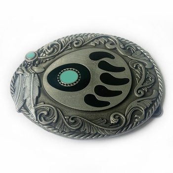 Etnilise stiiliga vöömustriga karukäpa jäljendiga teksade vööpandla Ameerika teksariiete võistlussulamist plaadipandla