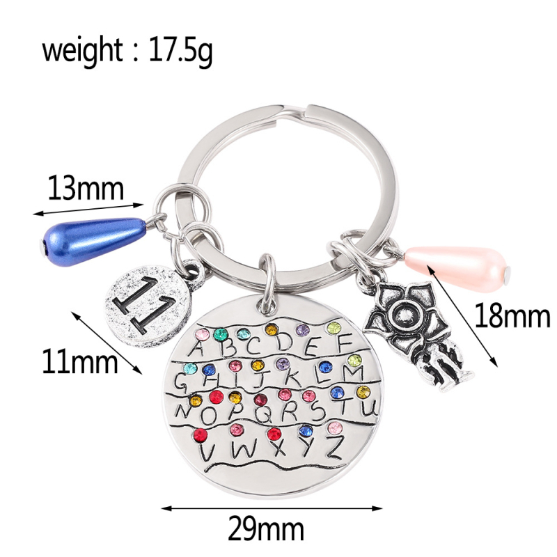 Határokon átnyúló, furcsa történet betűs kulcstartó fém betűs rendszámtáblás kulcstartó, barkácsoláshoz, autókulcs-kiegészítők nagykereskedelme