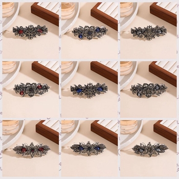 Plaukų segtukas, viršutinis segtukas, korėjietiško stiliaus plaukų aksesuarai, elegantiškas cirkonio spyruoklinis segtukas, mažas, pusės segtuko suaugusiųjų galvos apdangalas, drugelis, moteriškas