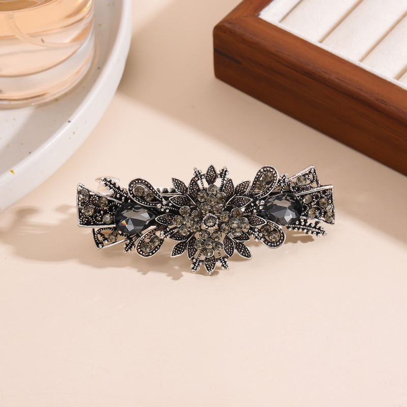 Plaukų segtukas, viršutinis segtukas, korėjietiško stiliaus plaukų aksesuarai, elegantiškas cirkonio spyruoklinis segtukas, mažas, pusės segtuko suaugusiųjų galvos apdangalas, drugelis, moteriškas