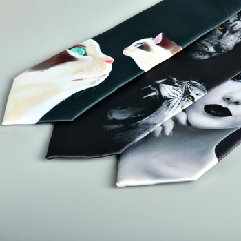 Euroopa ja Ameerika moodne vabaaja retro isikupärastatud lipsuga trükitud mustvalge meeste pidulik rõivas äriklientidele Shaoxing Shengzhou uus 8cm