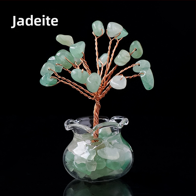 Természetes kristály kavics vagyonfa ametiszt vagyonfa kreatív asztali dekoráció autó életfa díszek