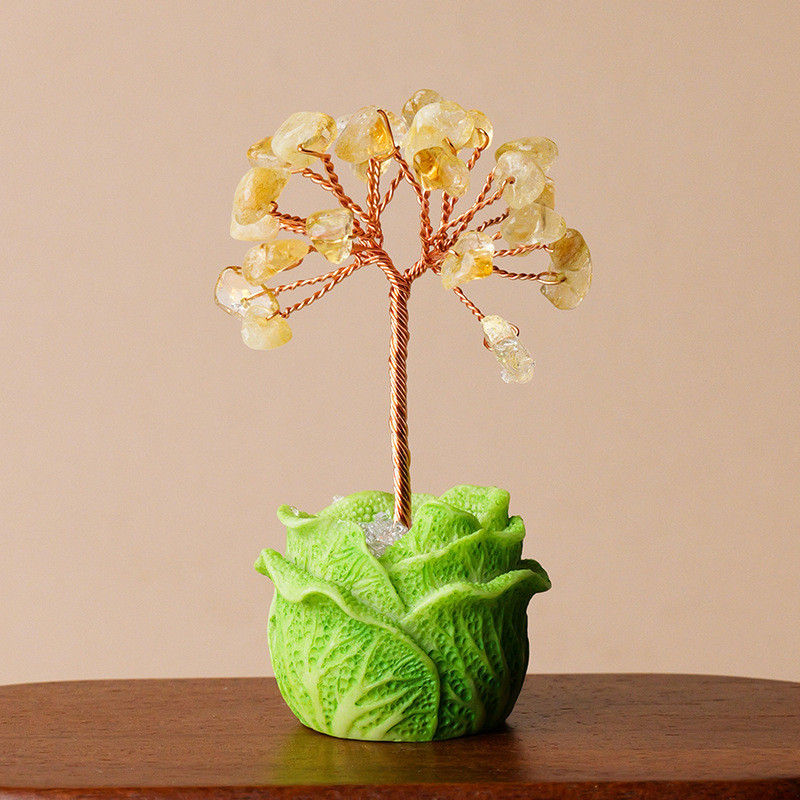 Természetes kristály kavics vagyonfa ametiszt vagyonfa kreatív asztali dekoráció autó életfa díszek