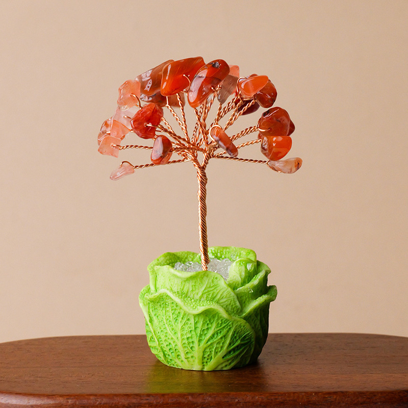 Természetes kristály kavics vagyonfa ametiszt vagyonfa kreatív asztali dekoráció autó életfa díszek