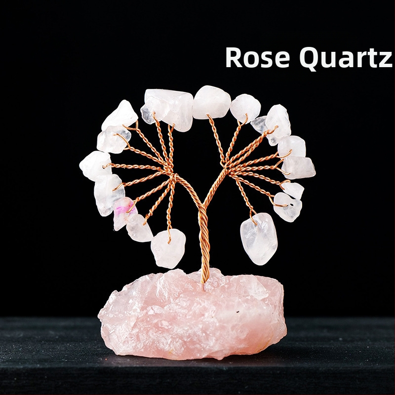 Természetes kristály kavics vagyonfa ametiszt vagyonfa kreatív asztali dekoráció autó életfa díszek