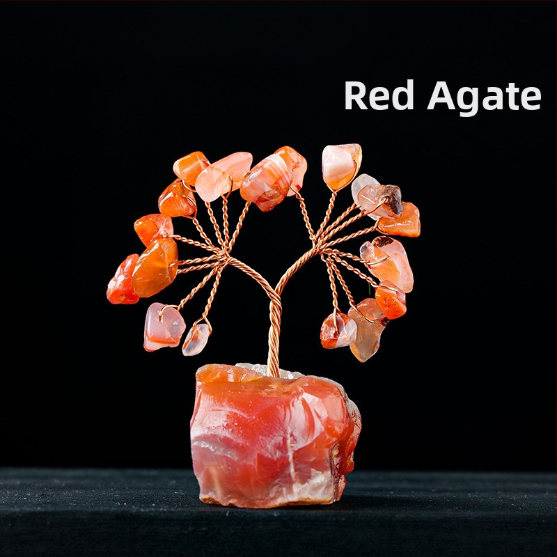 Természetes kristály kavics vagyonfa ametiszt vagyonfa kreatív asztali dekoráció autó életfa díszek