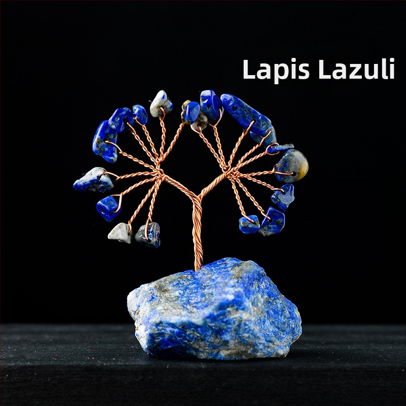 Természetes kristály kavics vagyonfa ametiszt vagyonfa kreatív asztali dekoráció autó életfa díszek