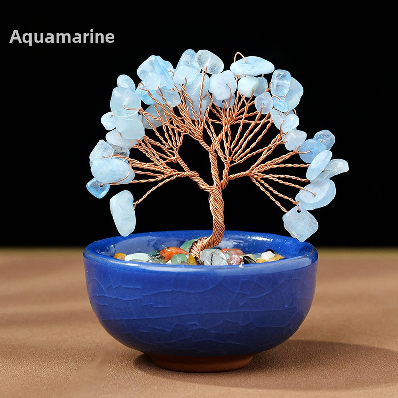 Természetes kristály kavics vagyonfa ametiszt vagyonfa kreatív asztali dekoráció autó életfa díszek