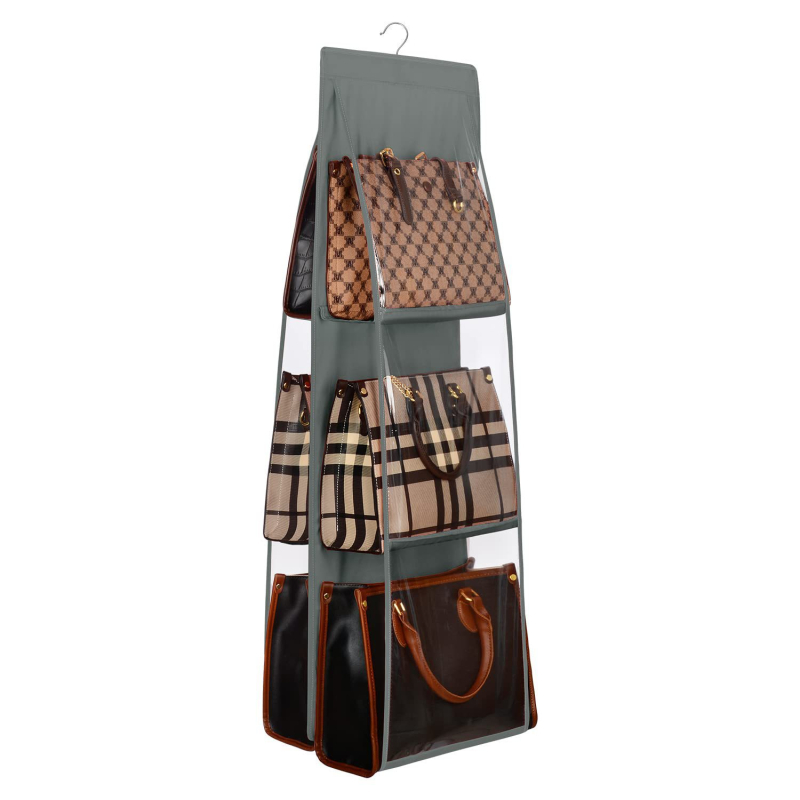 Rippuv ruumisäästlik käekott, rippkott, rahakott, hoiuriiul, riidekapp, kodu, garderoob, magamistuba, kokkupandav, universaalne