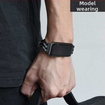 Подходящ за Huawei Band 9/8/7 Найлонова каишка Honor Band 10 Huaweiband Найлонова каишка NFC Sports