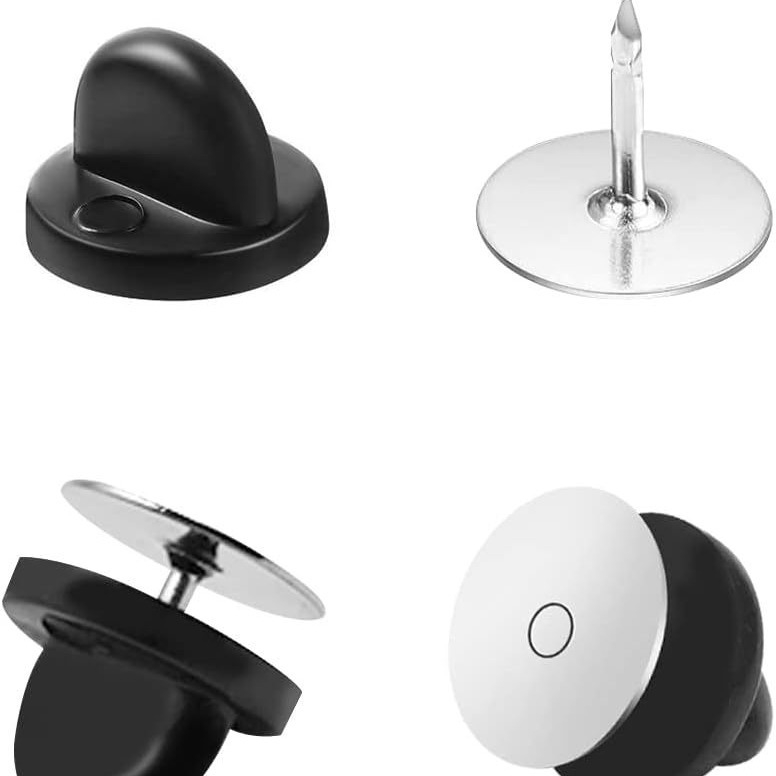 Prekogranična zaliha Plastična kapa s leptirom Broš Značka Kopča Broš Kopča Gumena kapa Ukrasi za kape DIY Nakit Dodaci