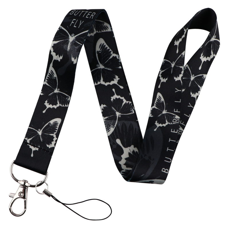 Pillangós mobiltelefon-zsinór, munkavállalási engedély, márkás medál, szalag, diákétkezési kártya, buszkártya