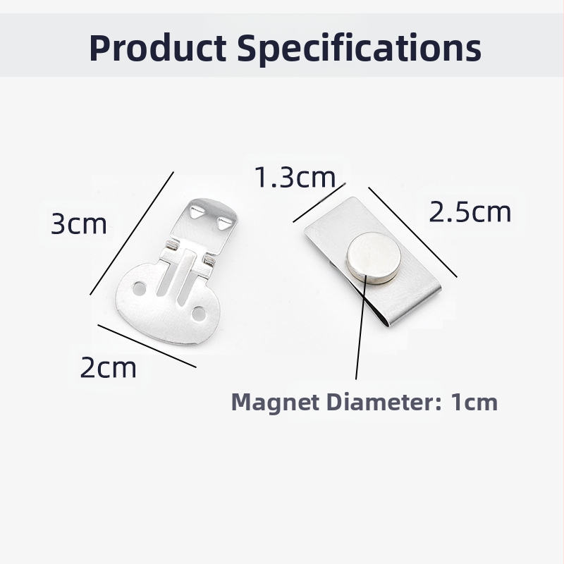 Magnetická prísavková spona na kravatu proti vráskam, bezšvíková košeľa, magnetická prísavková pracka, neviditeľná pracka s pevnou prackou, magnetická spona na kravatu